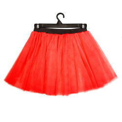 Červená tutu sukňa, veľkosť M/L
